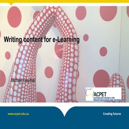 Writing Content for eLearning