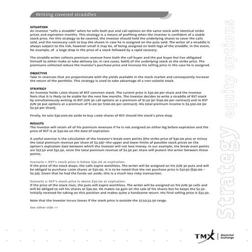 Writing covered strangle | PDF