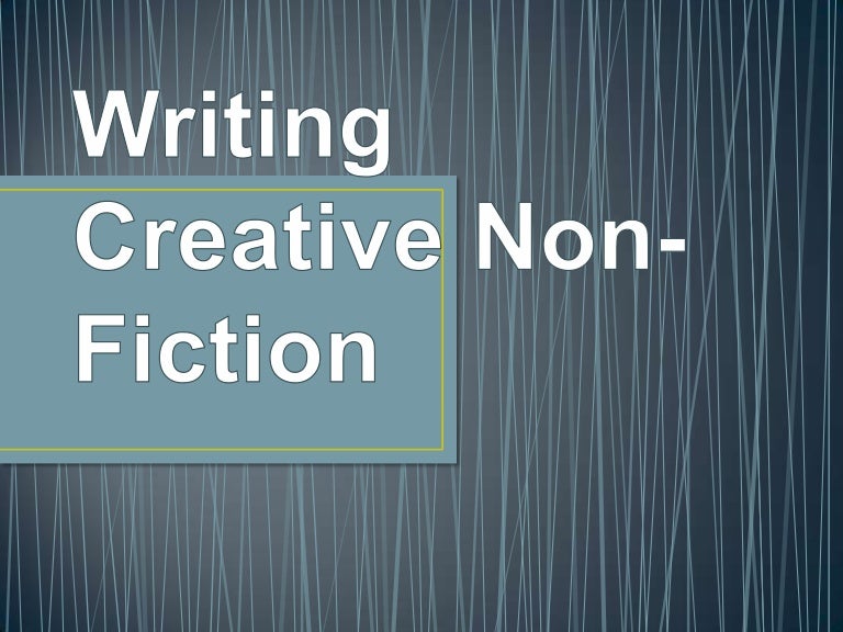 Creative nonfiction essay