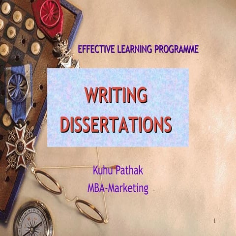 How To Write Dissertations 