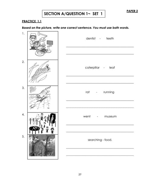 Writing drills