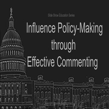 Writing effective comments V4.0 "Notice and Comment Rulemaking"