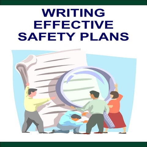 Writing effective safety plan | PPT