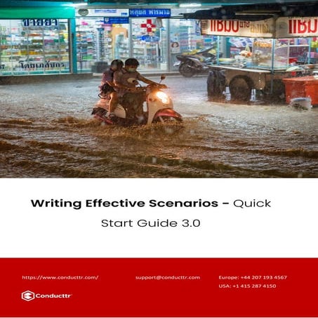 Writing effective scenarios   quick start guide 3.0