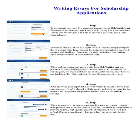 Writing Essays For Scholarship Applications
