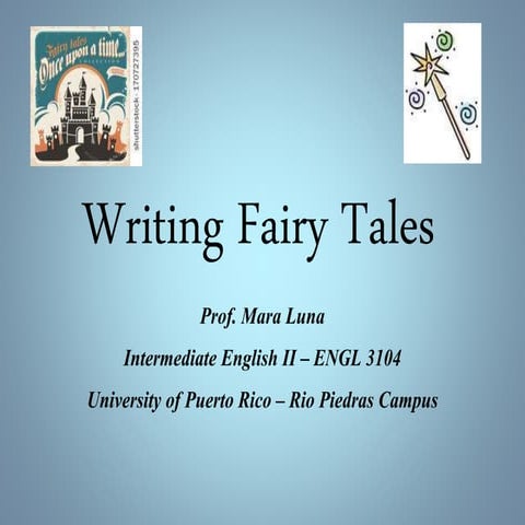 Writing fairy tales
