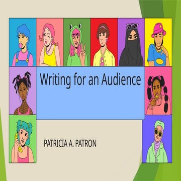 Writing for an audience in learning language .pptx