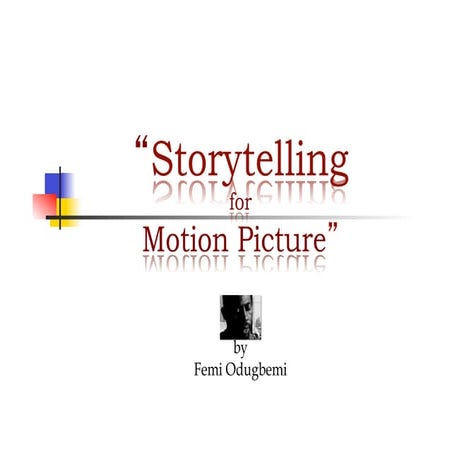 Writing for motion picture   