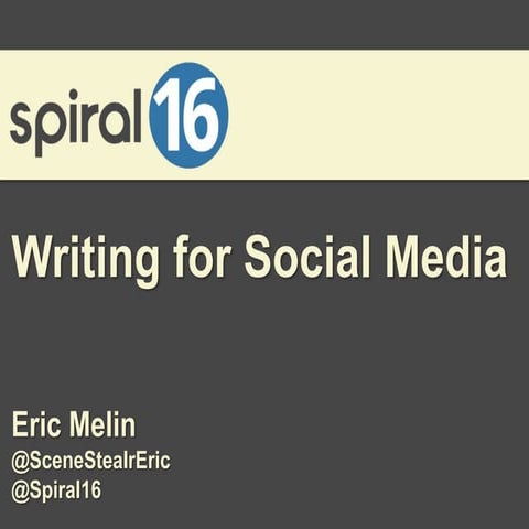 Writing for Social Media: Engagement Strategies for Content Managers
