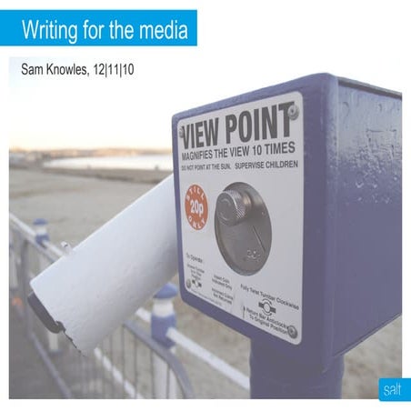 Writing For The Media 12.11.10