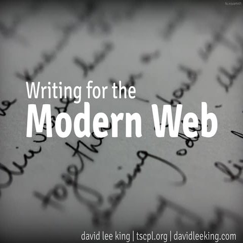 Writing for the Modern Web