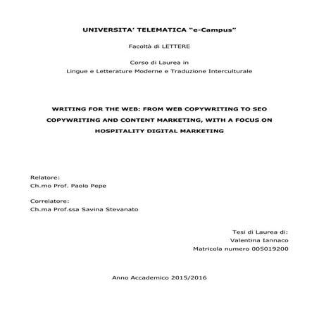 Writing for the Web from Web Copywriting to SEO Copywriting and Content Marke...