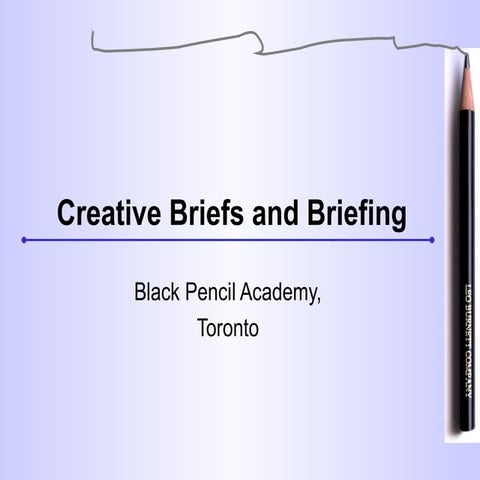 Writing good creative briefs