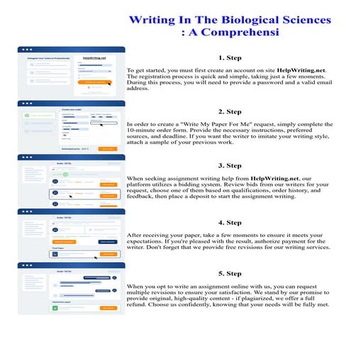 Writing In The Biological Sciences A Comprehensi