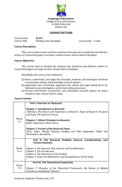 Module 10 || Topic in Senior High School | PPTX