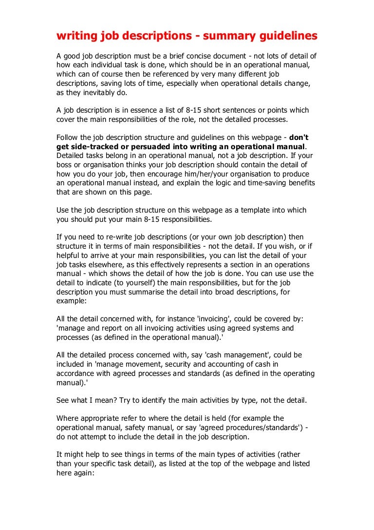 Essay writers job