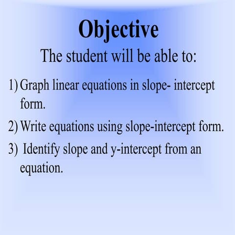 Writing linear equations KG Math Middle School