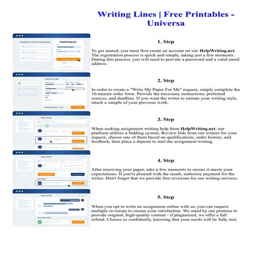 Writing Lines Free Printables - Universa