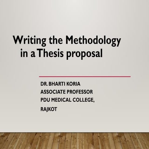 writing methodology in thesis proposal.pptx