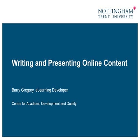 Writing online content sustainability