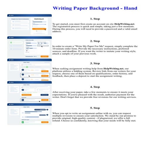 Writing Paper Background - Hand. Online assignment writing service.