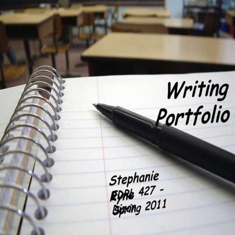 Writing portfolio   ryne - edrl 427