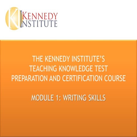 Writing presentation