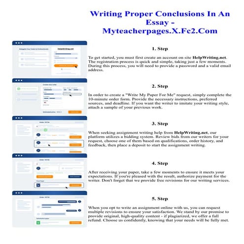 Writing Proper Conclusions In An Essay - Myteacherpages.X.Fc2.Com