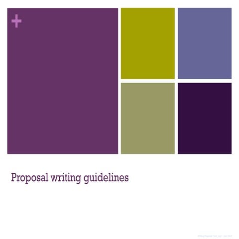 Writing Proposal Text