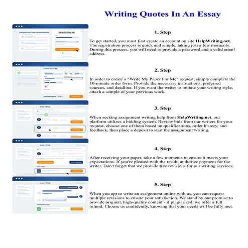 Writing Quotes In An Essay