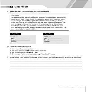 Writing & reading for 2 eso.Extensi...