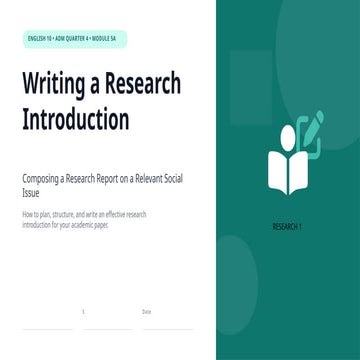 Research Introduction | PPTX