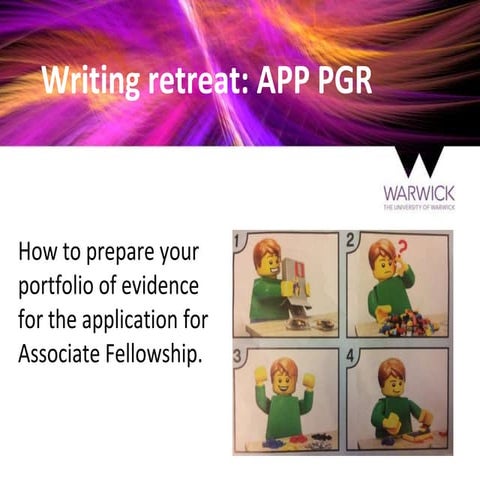 Writing retreat app pgr