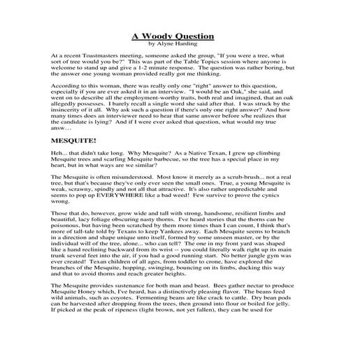 Writing Sample - Fiction | PDF