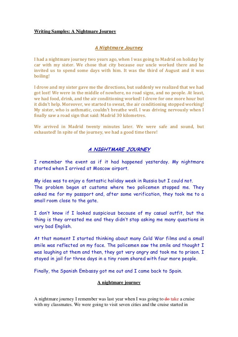 Essay of journey