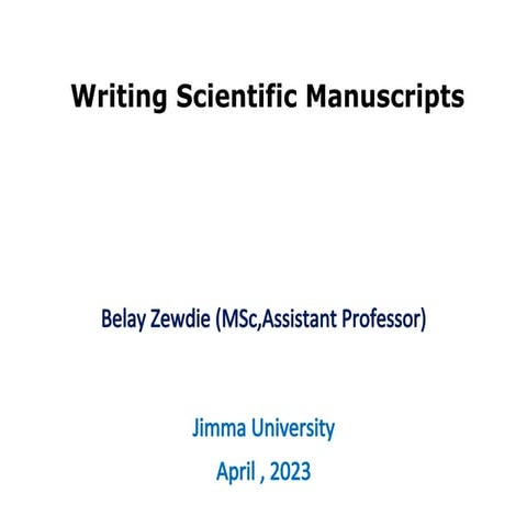 Writing Scientific Manuscripts Steps.ppt
