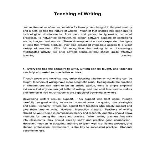 Writing skill