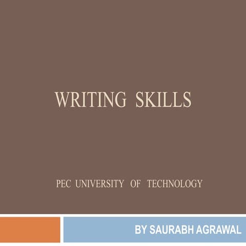 Writing  skills