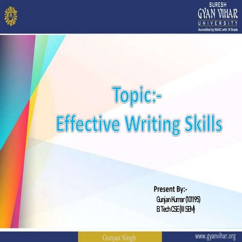 Writing Skills (Gunjan).pptx