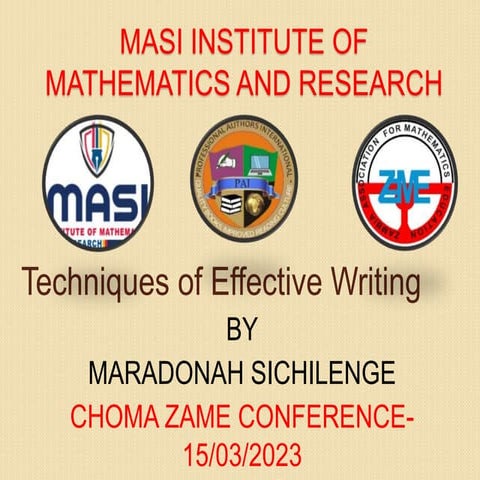 Writing techniques.ppt