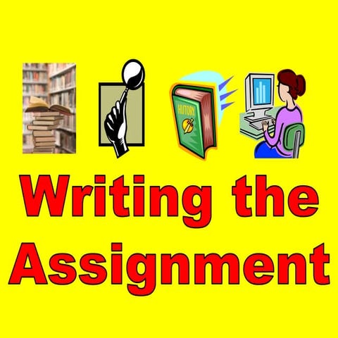Higher History assignment - Writing the assignment
