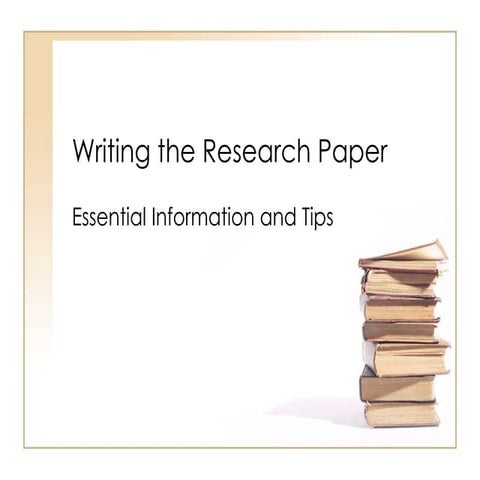 writing_the_research_paper practical research.ppt