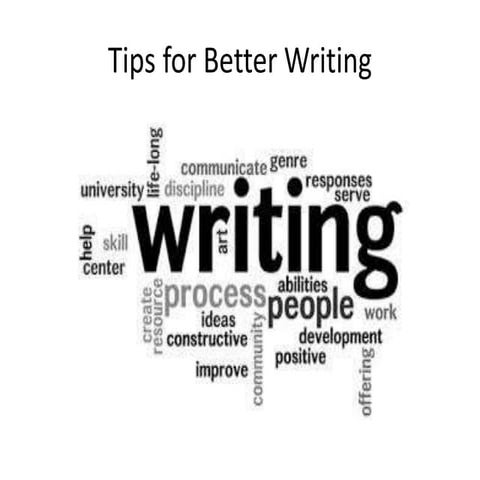Writing Tips