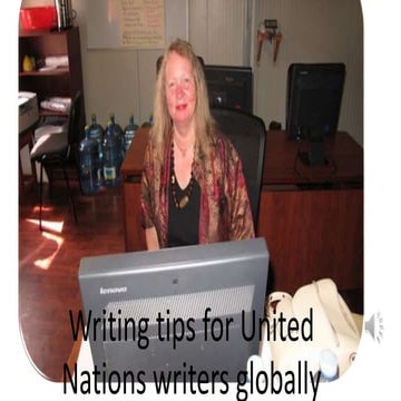 Writing tips project poster