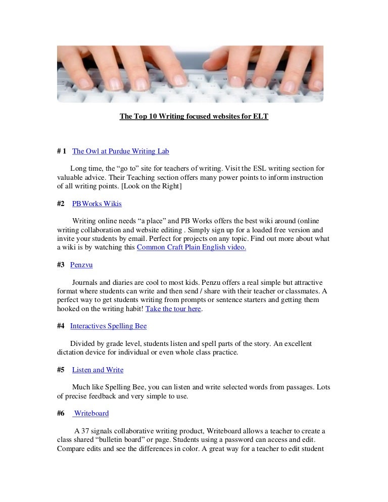 Best 10 custom writing websites