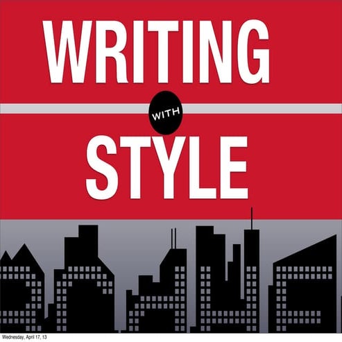 Writing with style 