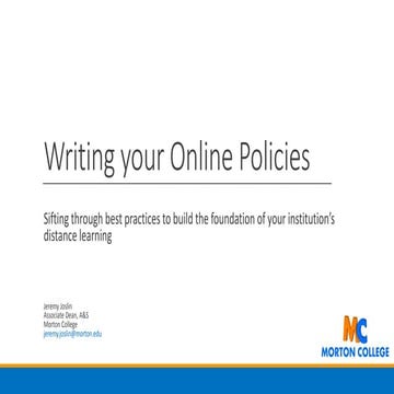 Writing your online policies (formatted)