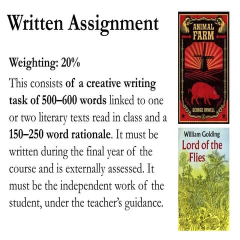 IB English B Written Assignment
