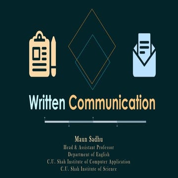 Written communication