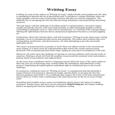 Current Event Essays | PDF